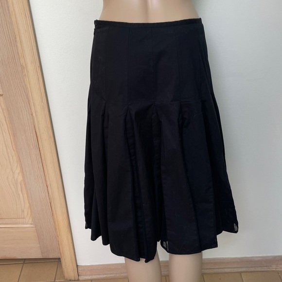 Odille Black Cotton Skirt - Picture 4 of 7